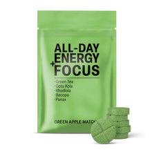 500mg All-Day Energy + Focus Tablets - Green Apple Matcha - Mood Tablets