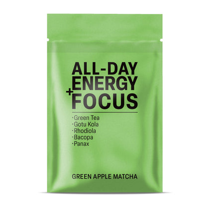 500mg All-Day Energy + Focus Tablets - Green Apple Matcha - Mood Tablets