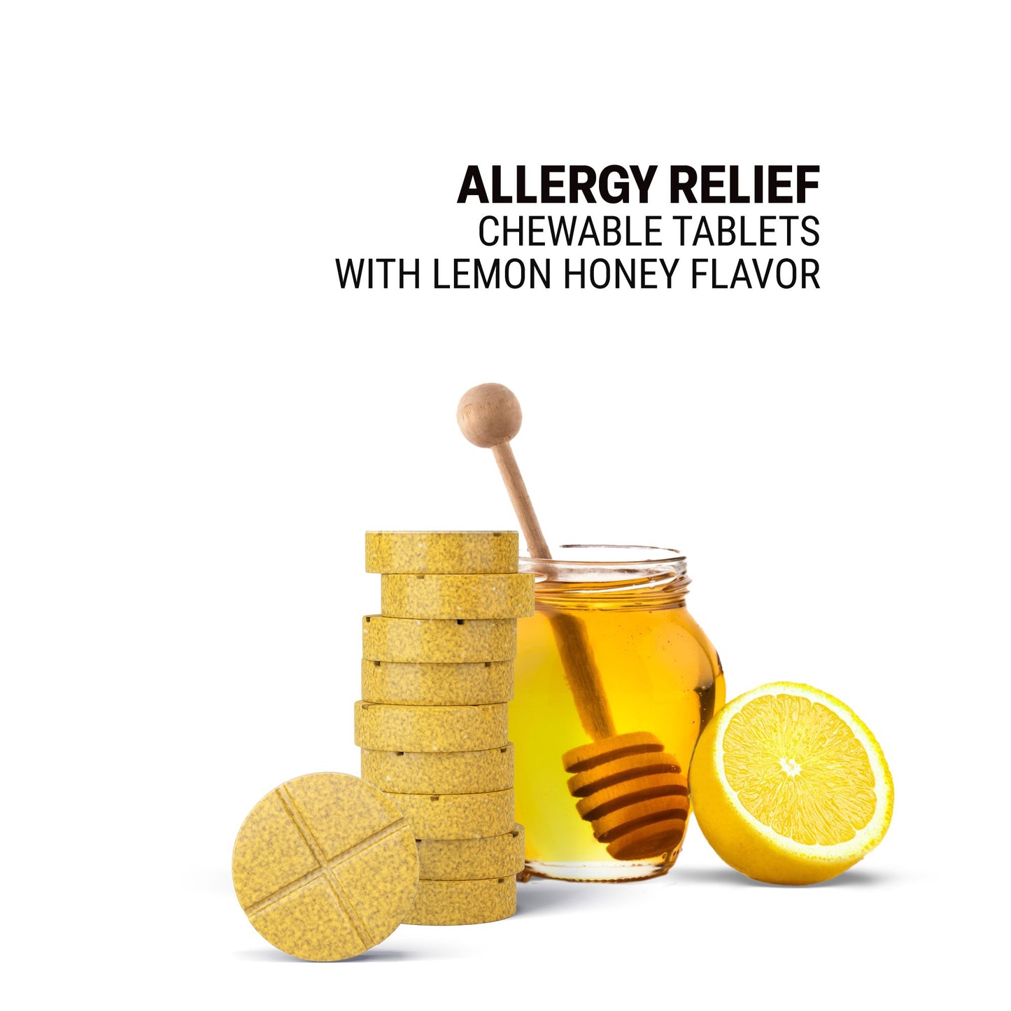 500mg Allergy Relief Tablets - Lemon Honey - Mood Tablets