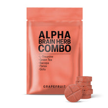 500mg Alpha Brain Herb Combo Tablets - Grapefruit - Mood Tablets