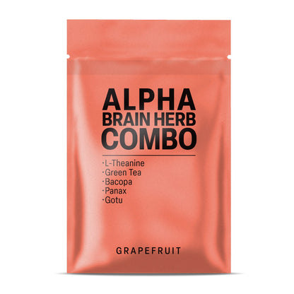 500mg Alpha Brain Herb Combo Tablets - Grapefruit - Mood Tablets