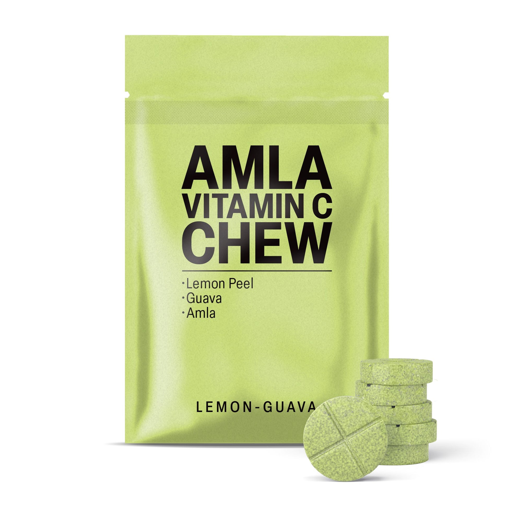 500mg Amla Vitamin C Tablets - Lemon-Guava - Mood Tablets