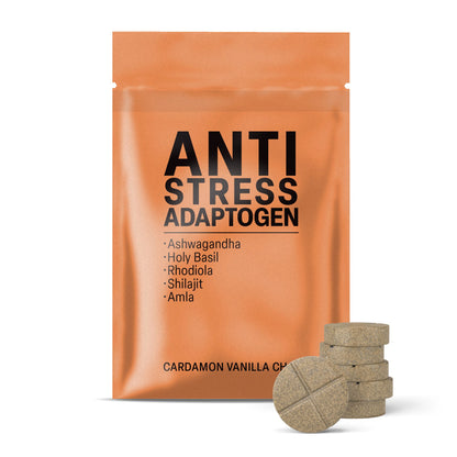 500mg Anti-Stress Tablets - Cardamon Vanilla Chai - Mood Tablets