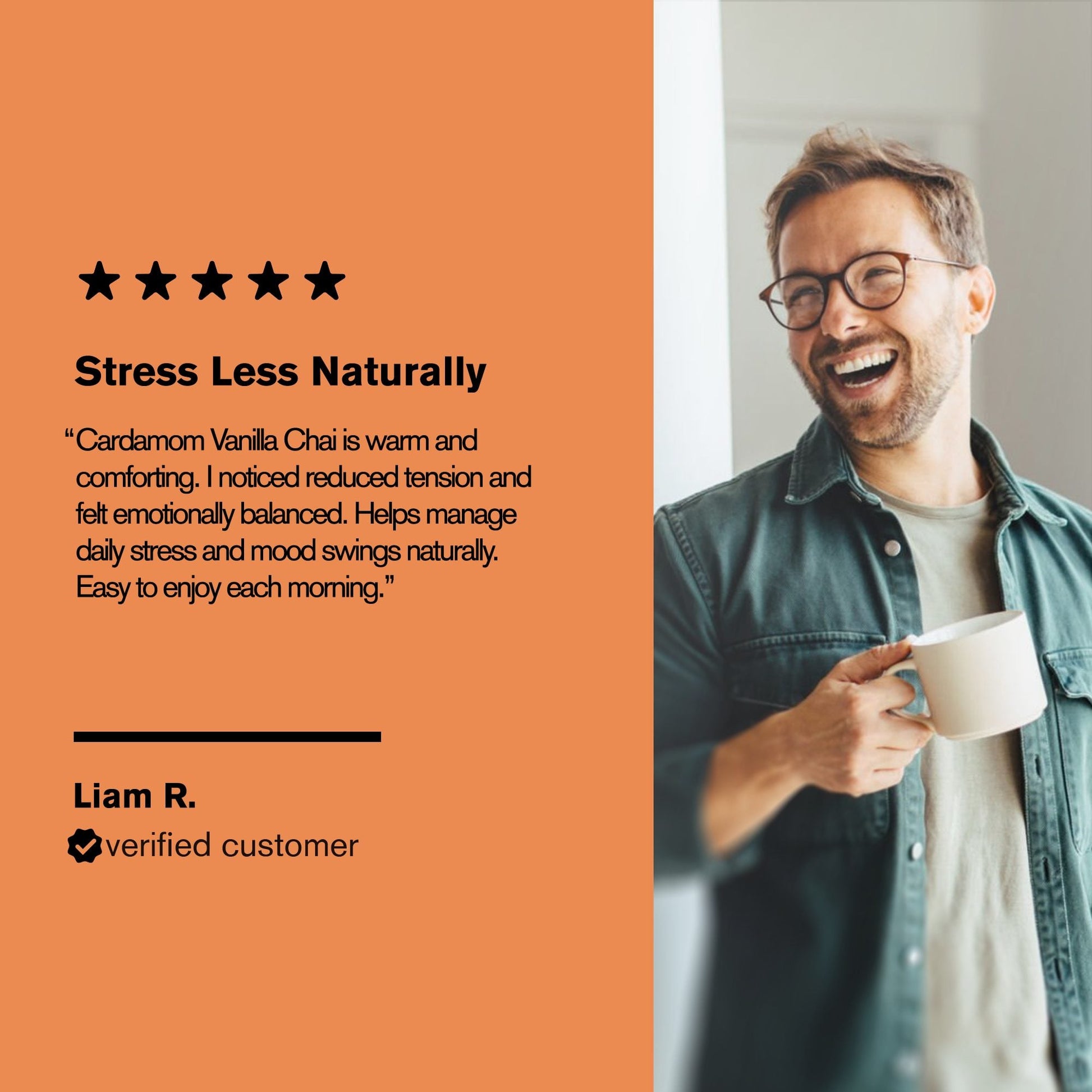 500mg Anti-Stress Tablets - Cardamon Vanilla Chai - Mood Tablets