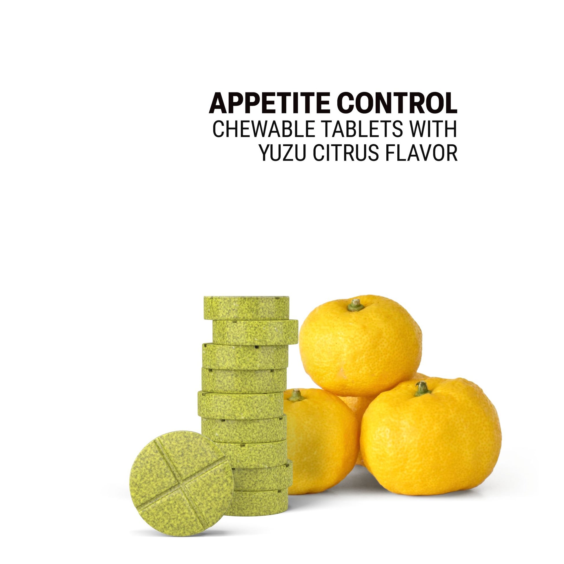500mg Appetite Control Tablets - Yuzu Citrus - Mood Tablets