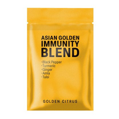 500mg Asian Golden Immunity Blend Tablets - Golden Citrus - Mood Tablets