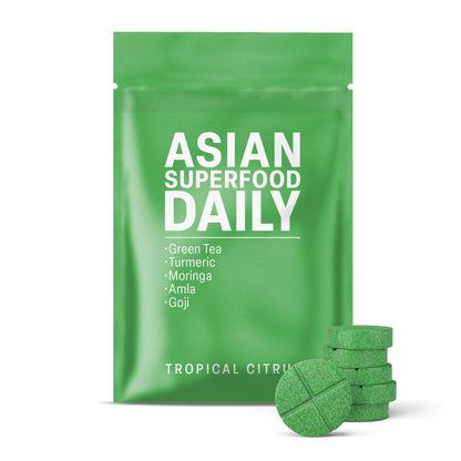 500mg Asian Superfood Daily Tablets - Tropical Citrus - Mood Tablets