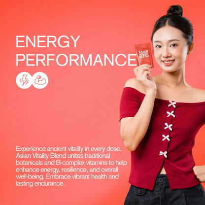 500mg Asian Vitality Blend Tablets - Goji Lemonade - Mood Tablets