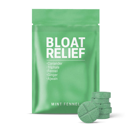 500mg Bloat Relief Tablets - Mint Fennel - Mood Tablets