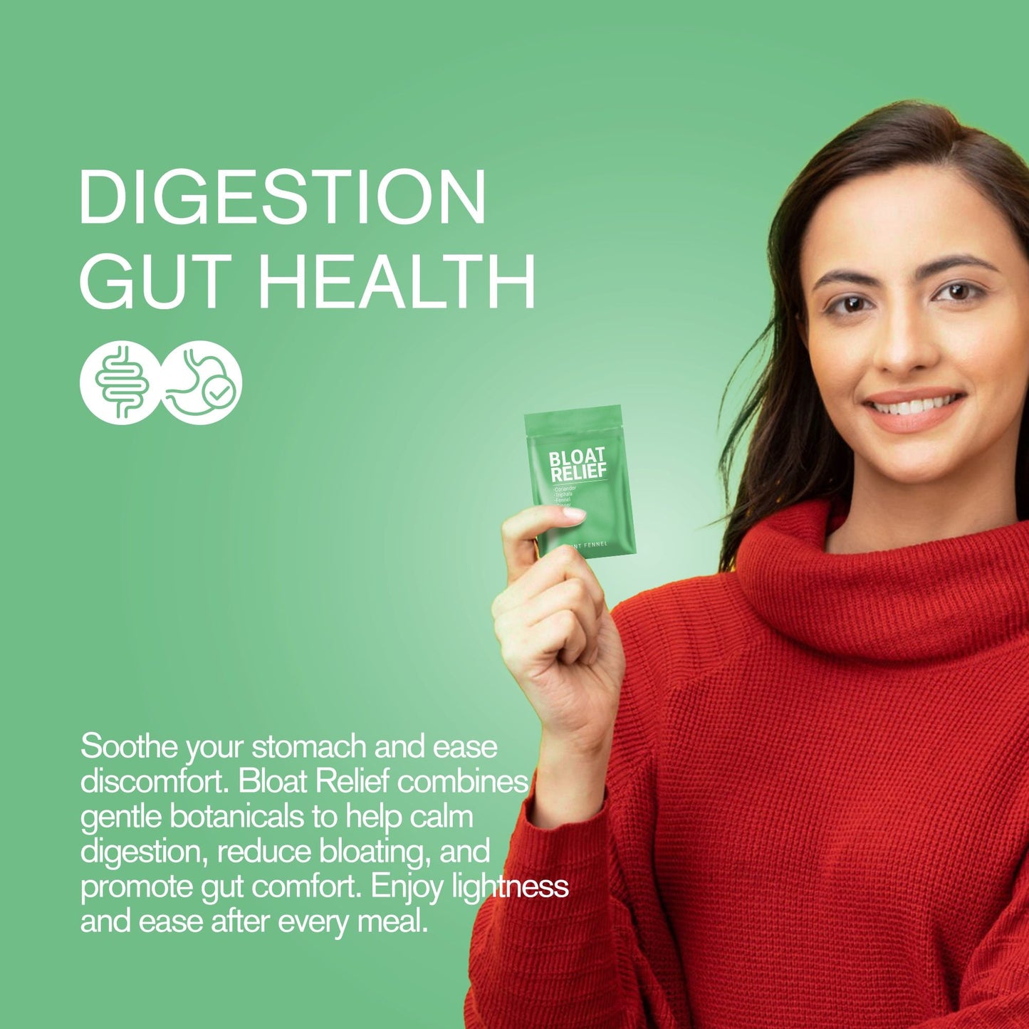 500mg Bloat Relief Tablets - Mint Fennel - Mood Tablets