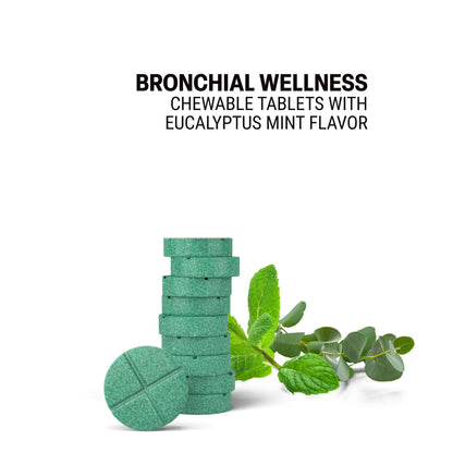 500mg Bronchial Wellness Tablets - Eucalyptus Mint - Mood Tablets