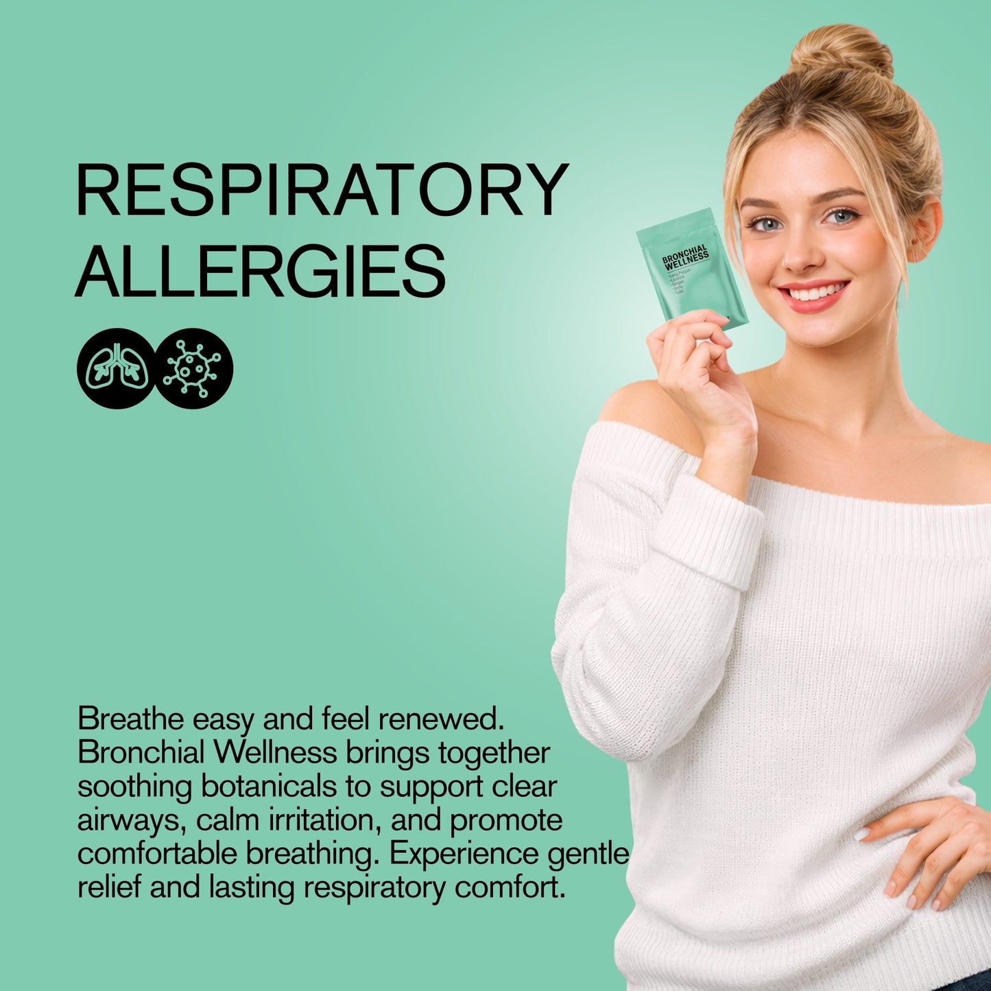 500mg Bronchial Wellness Tablets - Eucalyptus Mint - Mood Tablets