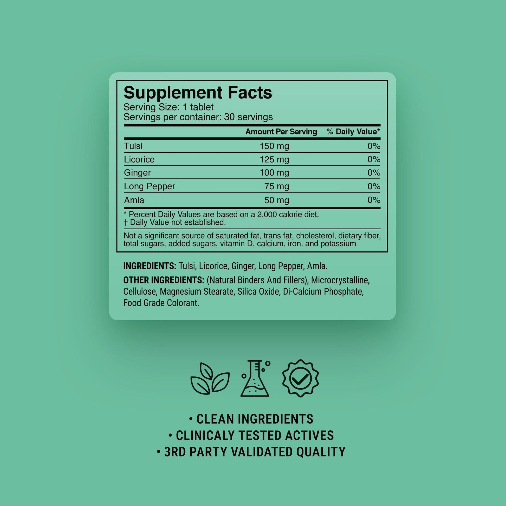 500mg Bronchial Wellness Tablets - Eucalyptus Mint - Mood Tablets