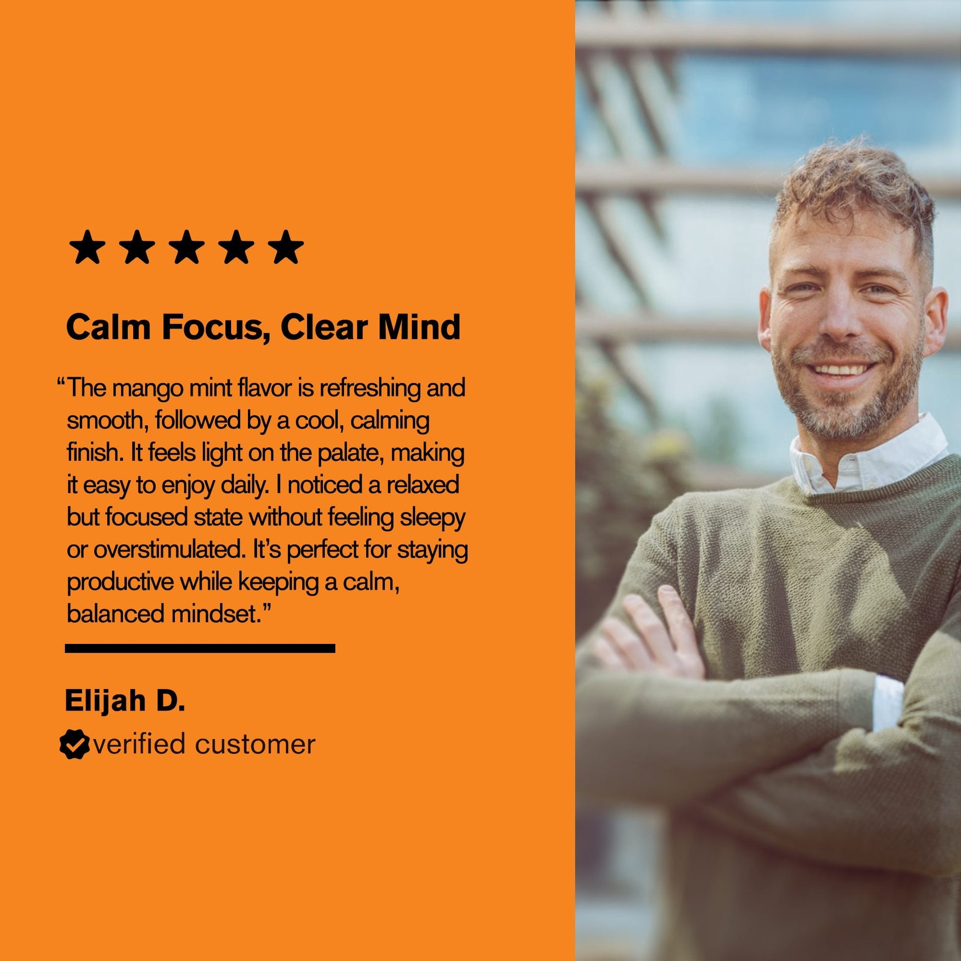 500mg Calm Focus Tablets - Mango Mint - Mood Tablets