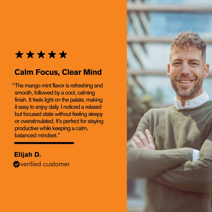 500mg Calm Focus Tablets - Mango Mint - Mood Tablets