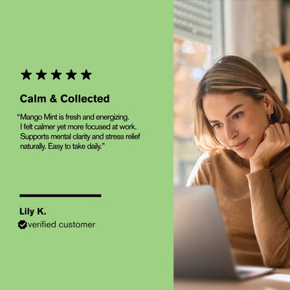 500mg Calm Focus Tablets - Matcha Citrus - Mood Tablets