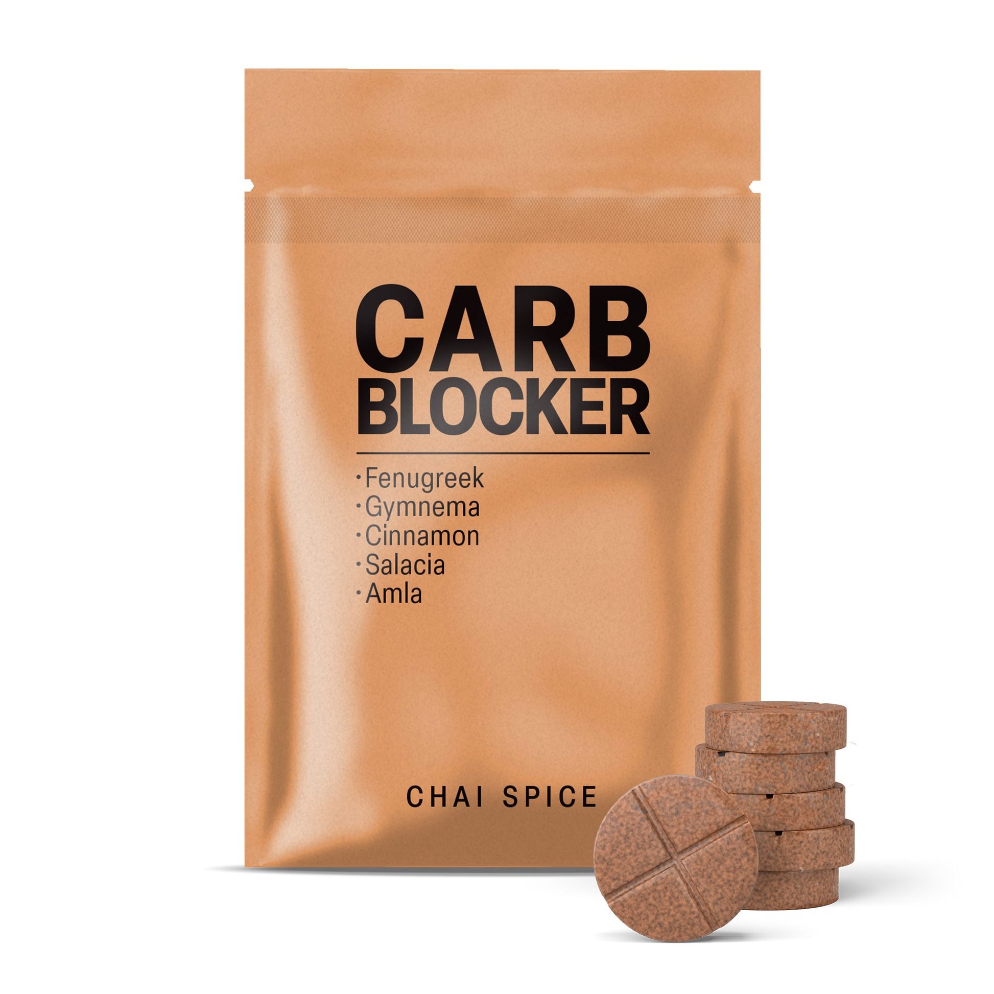 500mg Carb Blocker Tablets - Chai Spice - Mood Tablets