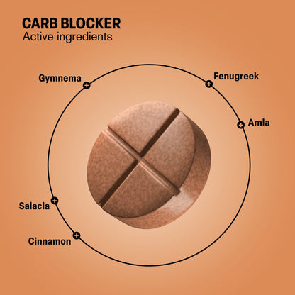 500mg Carb Blocker Tablets - Chai Spice - Mood Tablets