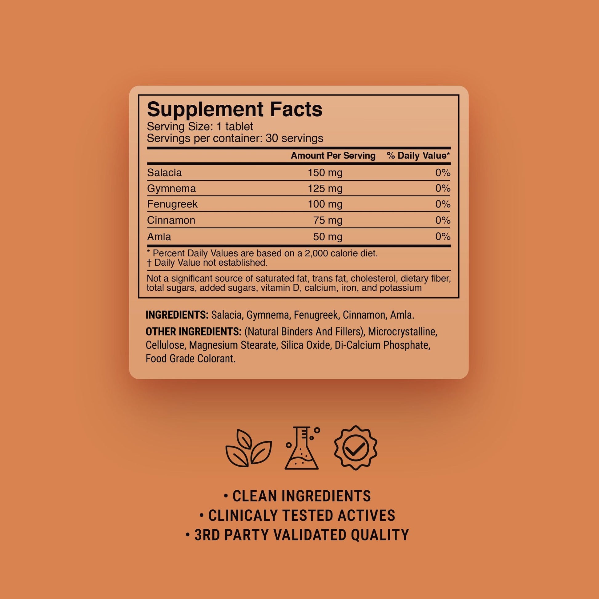 500mg Carb Blocker Tablets - Chai Spice - Mood Tablets