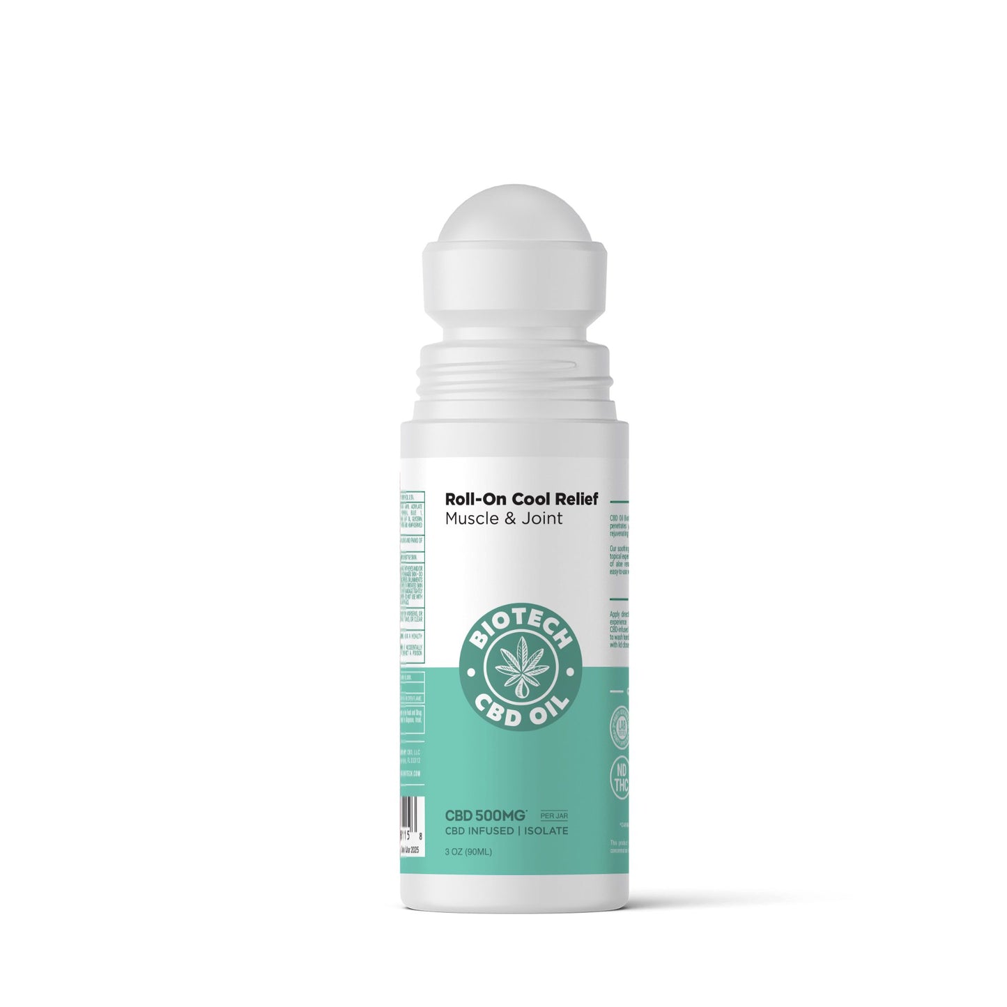 500mg CBD Muscle and Joint Roll-On - 3oz - Biotech CBD