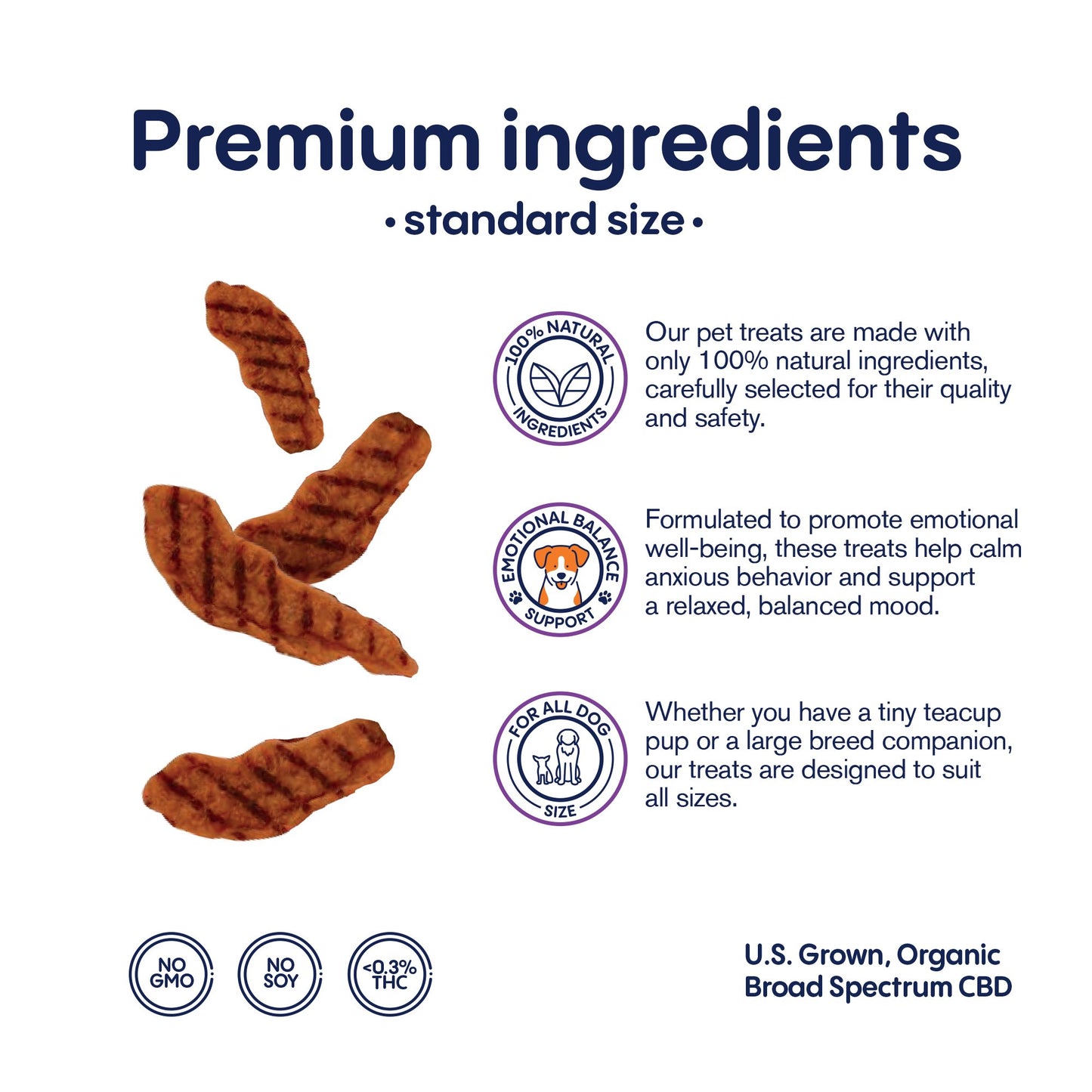 500mg CBD Pet Treats For Dogs - Beef Chew - MediPets