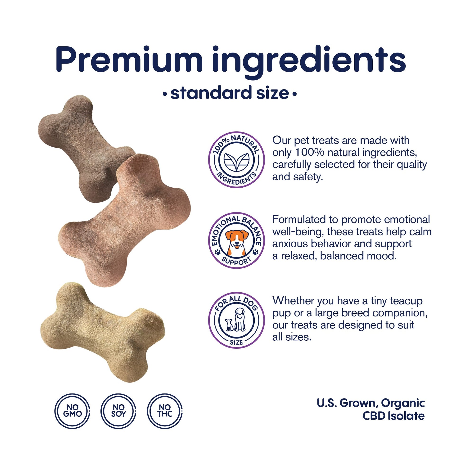 500mg CBD Pet Treats For Dogs - Biscuits - MediPets
