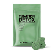 500mg Clear Skin Detox Tablets - Cranberry Lime - Mood Tablets
