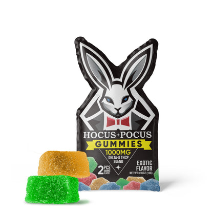 500mg D8, THCP, Cannabinoid Blends Gummies - Exotic Mix - Hocus Pocus