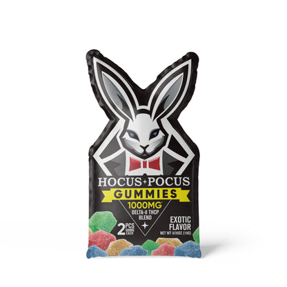 500mg D8, THCP, Cannabinoid Blends Gummies - Exotic Mix - Hocus Pocus