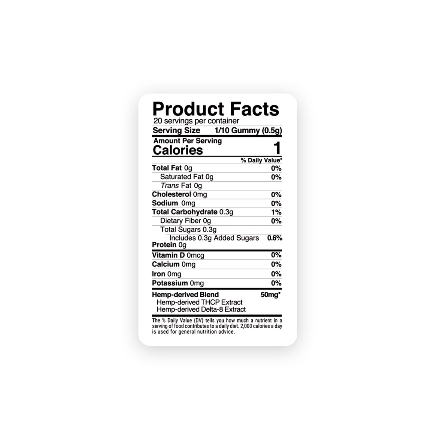 500mg D8, THCP, Cannabinoid Blends Gummies - Exotic Mix - Hocus Pocus