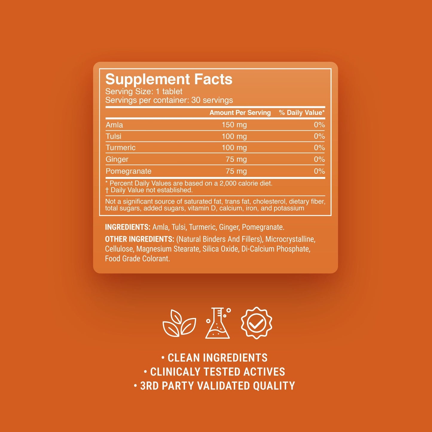 500mg Daily Immune Booster Tablets - Honey Citrus - Mood Tablets
