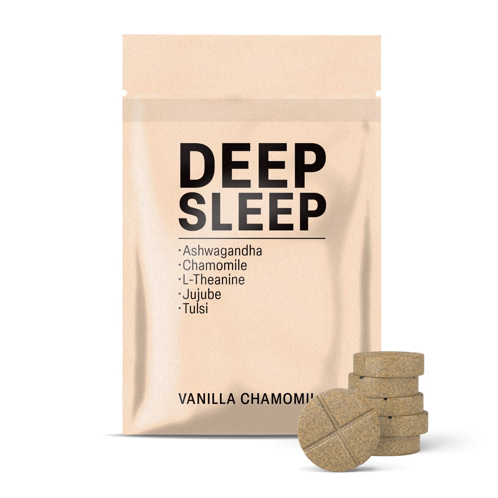 500mg Deep Sleep Tablets - Vanilla Chamomile - Mood Tablets