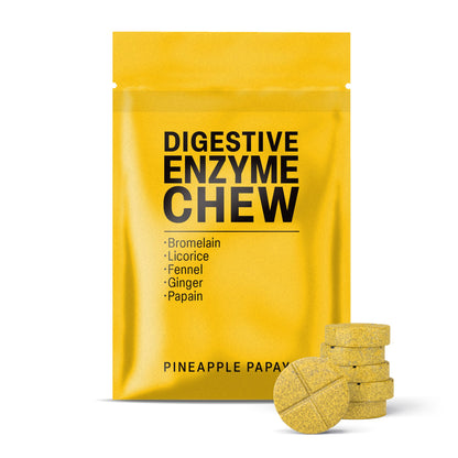 500mg Digestive Enzyme Tablets - Pineapple Papaya - Mood Tablets