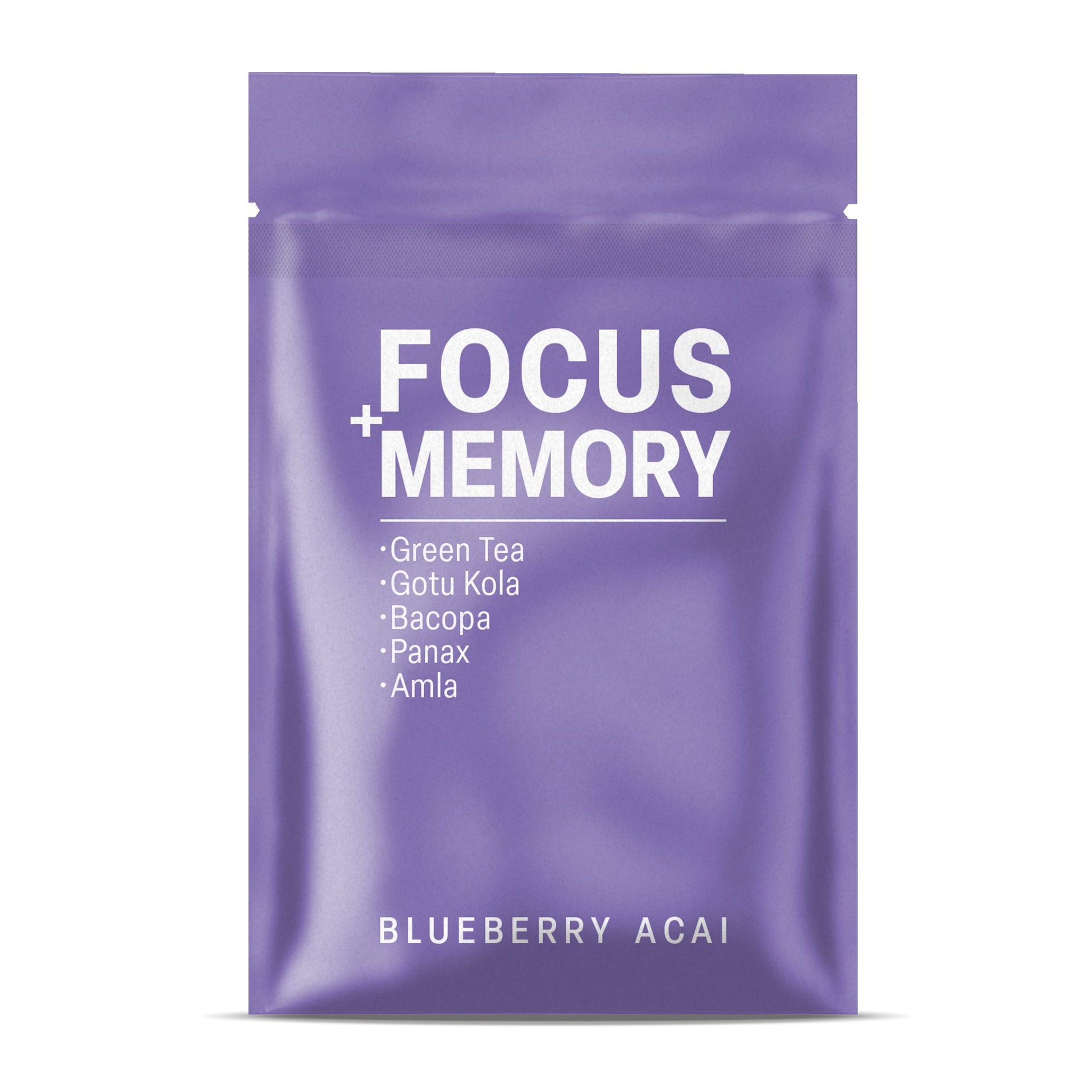 500mg Focus + Memory Tablets - Blueberry Acai - Mood Tablets