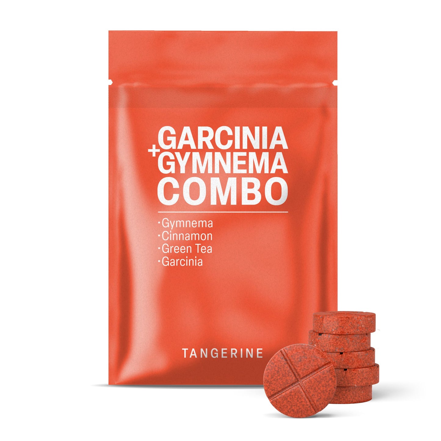 500mg Garcinia + Gymnema Combo Tablets - Tangerine - Mood Tablets