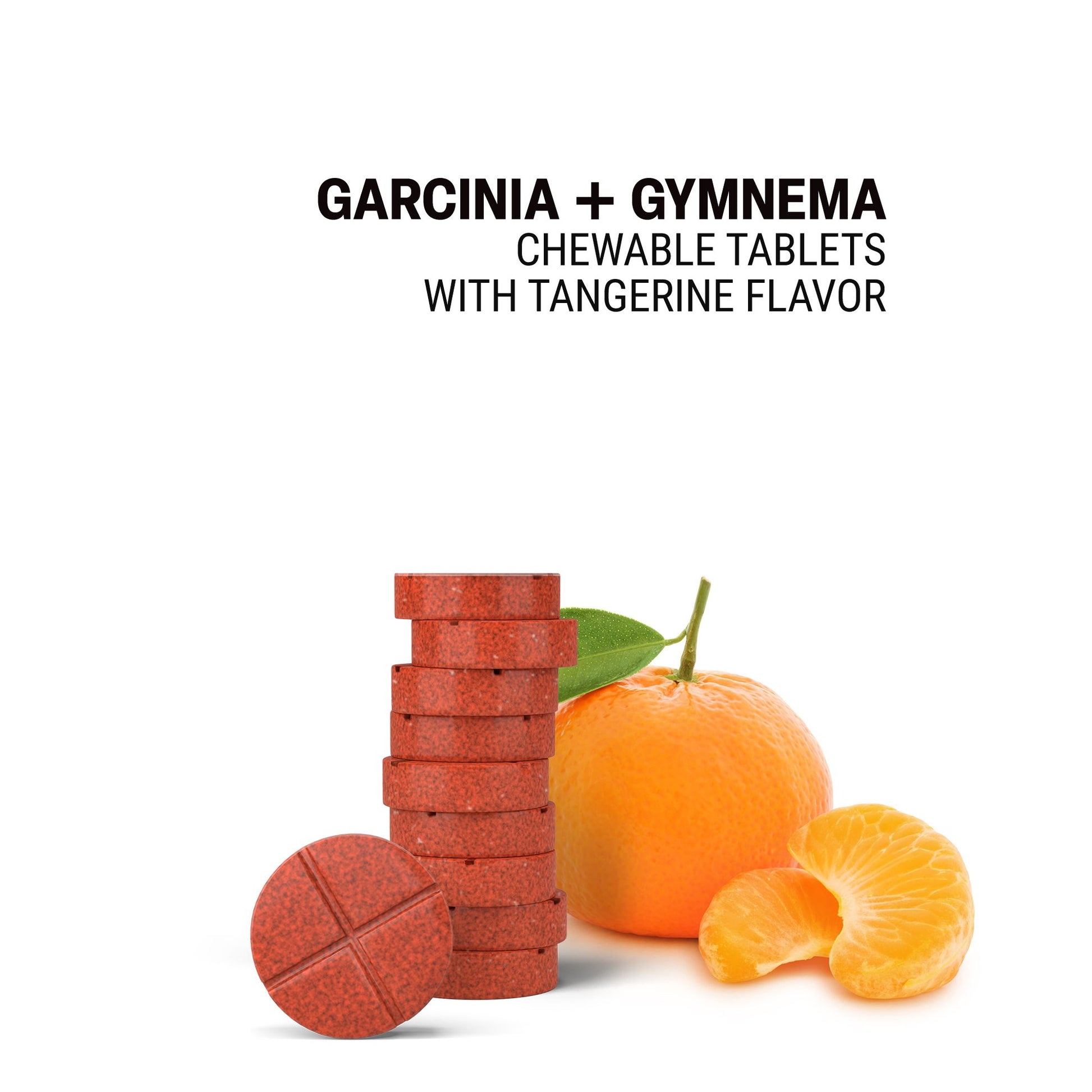 500mg Garcinia + Gymnema Combo Tablets - Tangerine - Mood Tablets