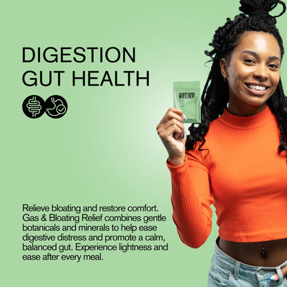 500mg Gas & Bloating Relief Tablets - Lemon Mint - Mood Tablets