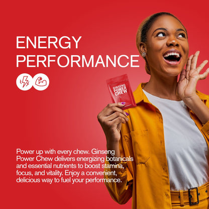 500mg Ginseng Power Tablets - Cherry Pomegranate - Mood Tablets