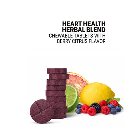 500mg Heart Health Herbal Blend Tablets - Berry Citrus - Mood Tablets