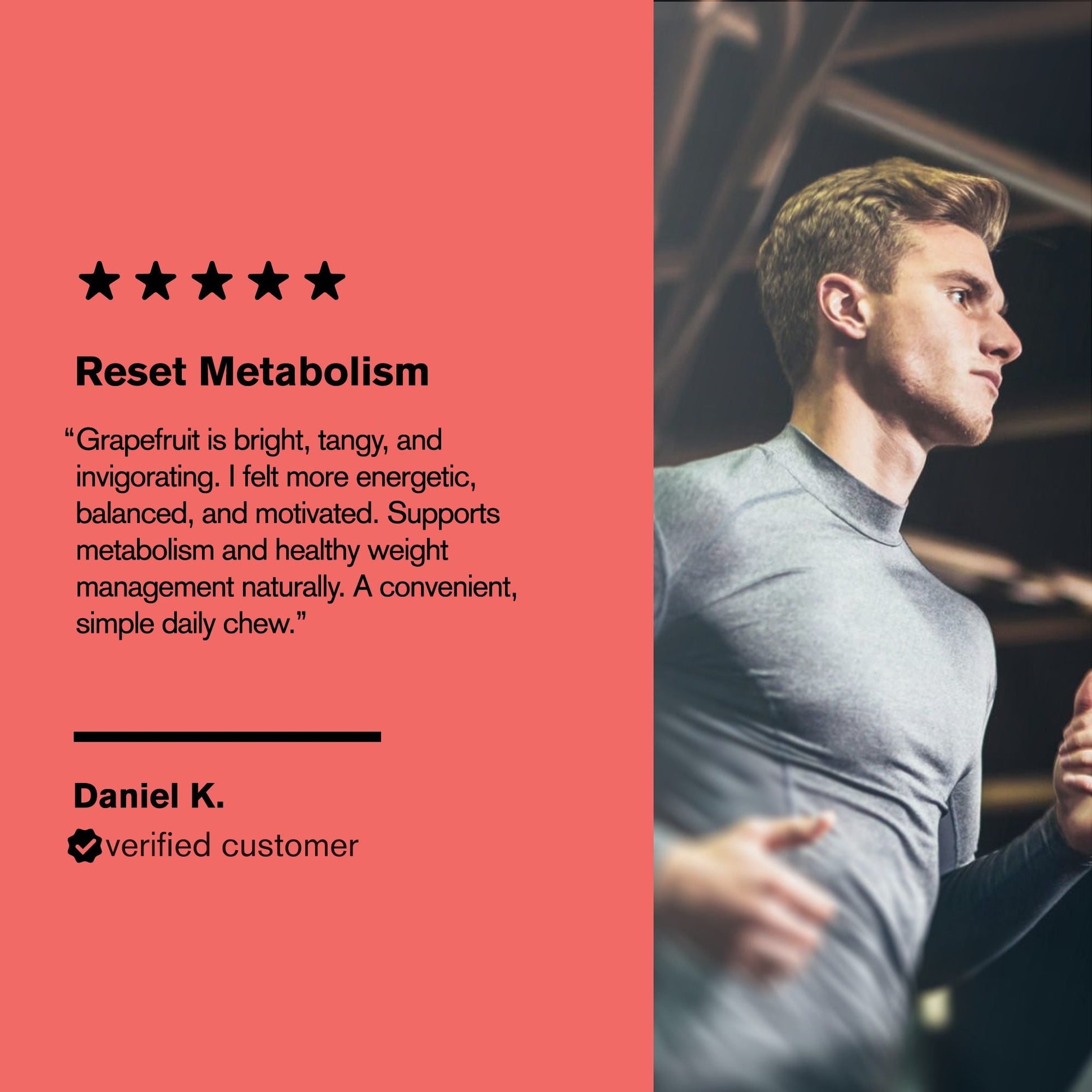 500mg Herbal Metabolic Reset Tablets - Grapefruit - Mood Tablets