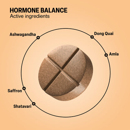 500mg Hormone Balance Tablets - Peach Ginger - Mood Tablets