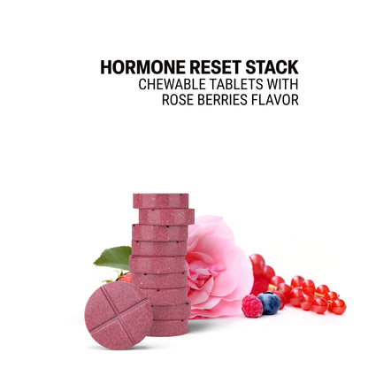500mg Hormone Reset Stack Tablets - Berry Rose - Mood Tablets