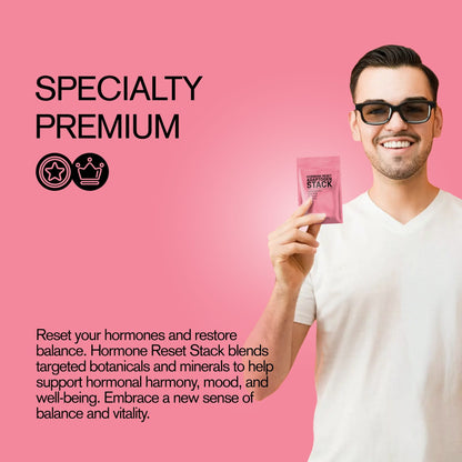 500mg Hormone Reset Stack Tablets - Berry Rose - Mood Tablets