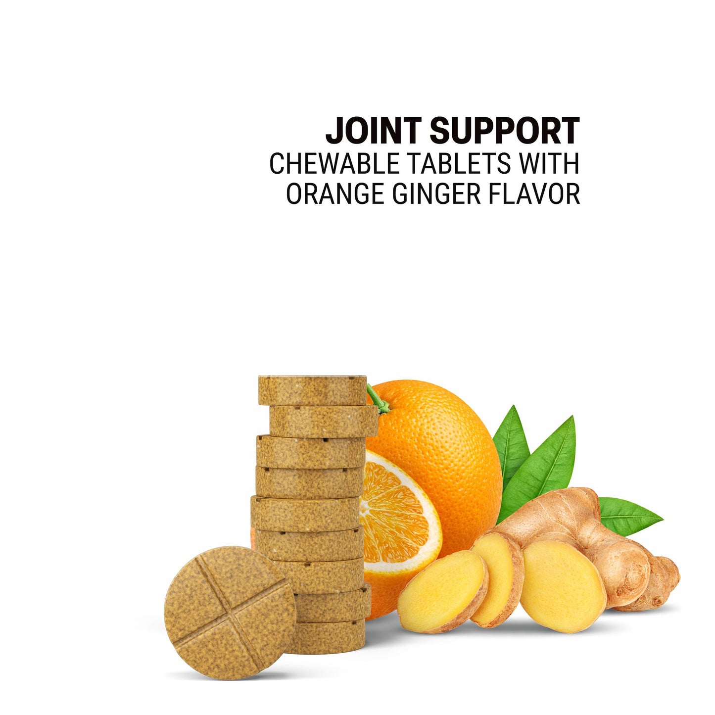 500mg Joint Support Tablets - Orange Ginger - Mood Tablets