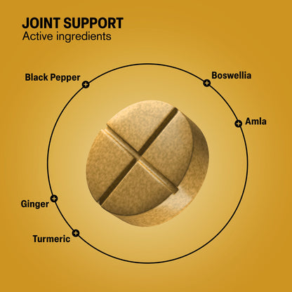 500mg Joint Support Tablets - Orange Ginger - Mood Tablets