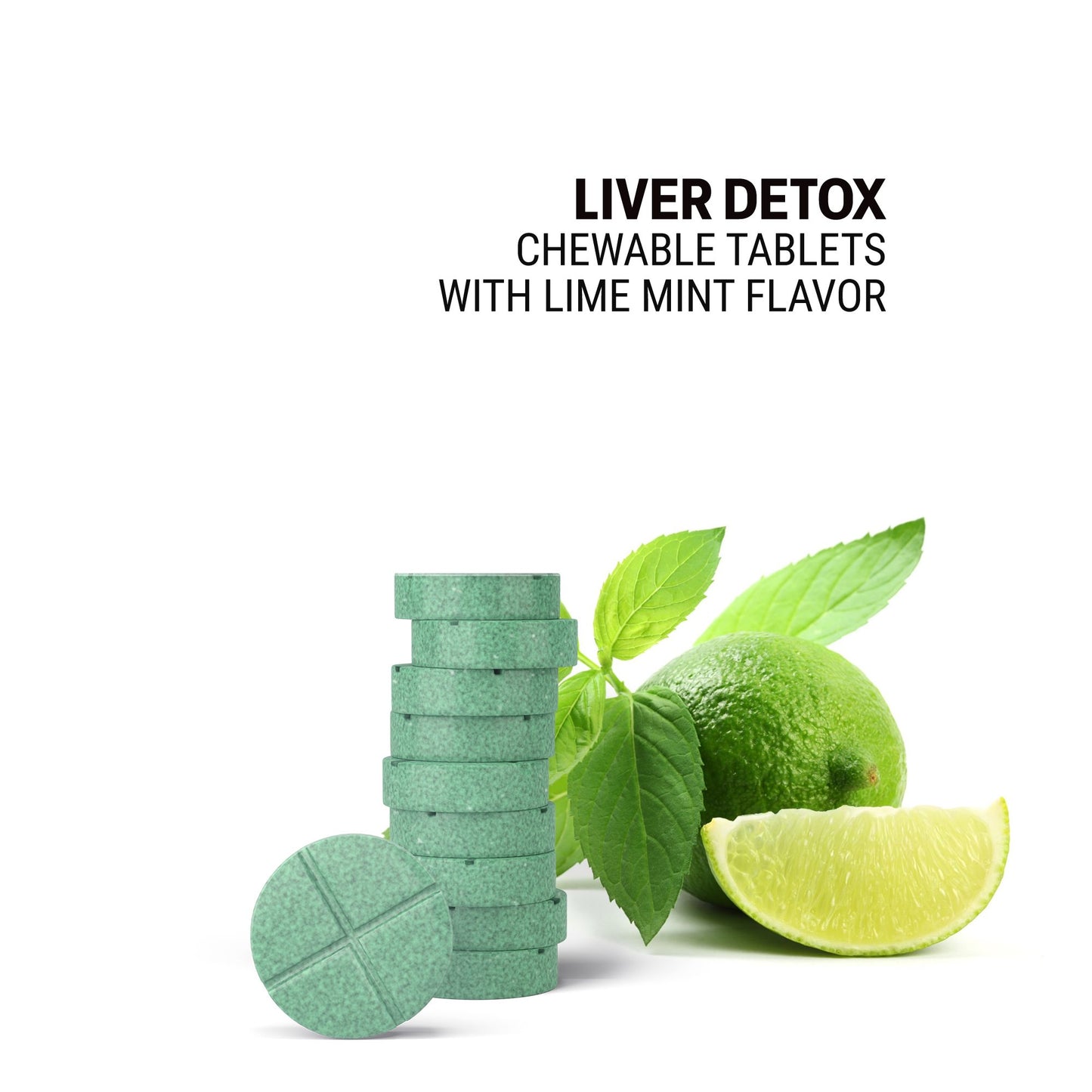 500mg Liver Detox Tablets - Live Mint - Mood Tablets