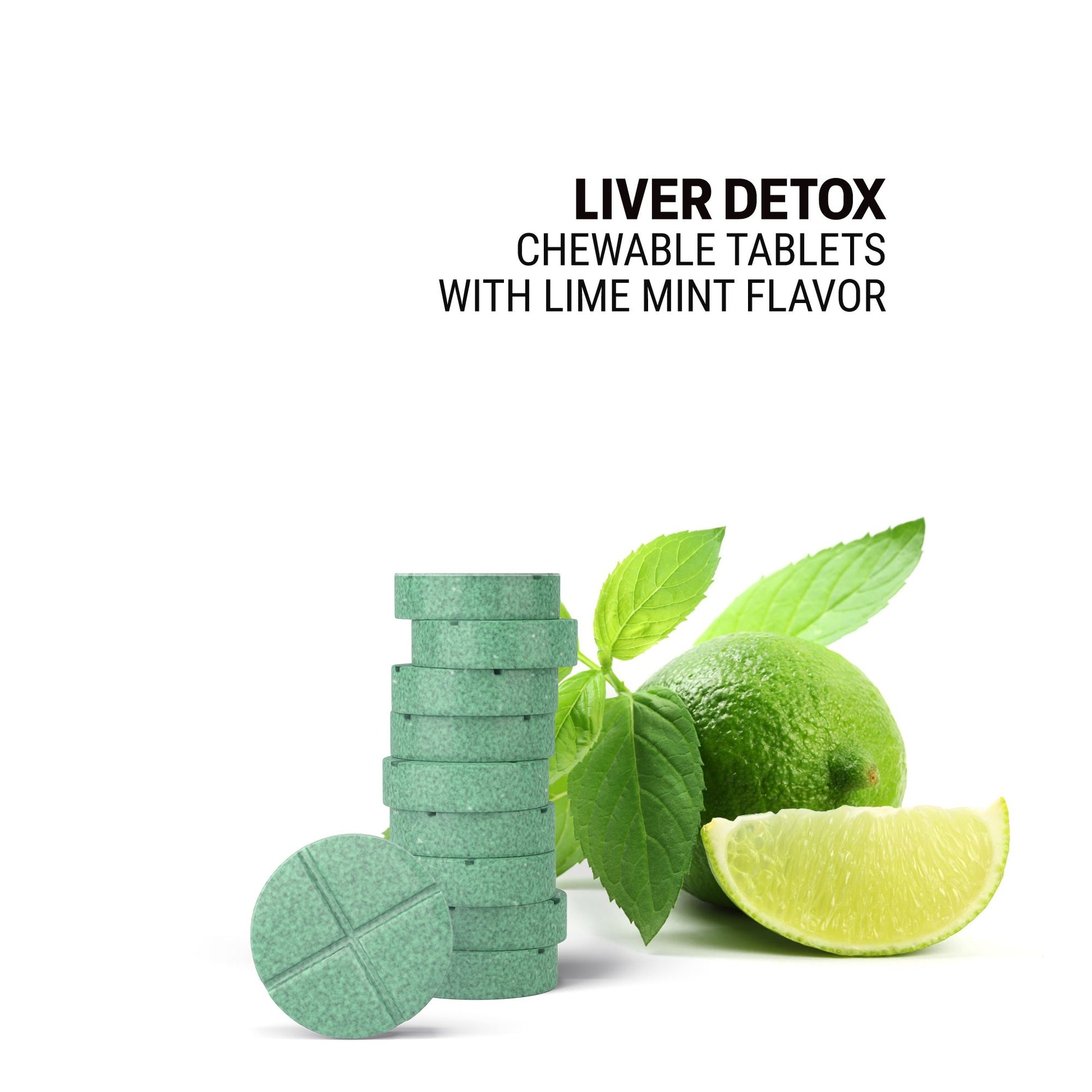 500mg Liver Detox Tablets - Live Mint - Mood Tablets