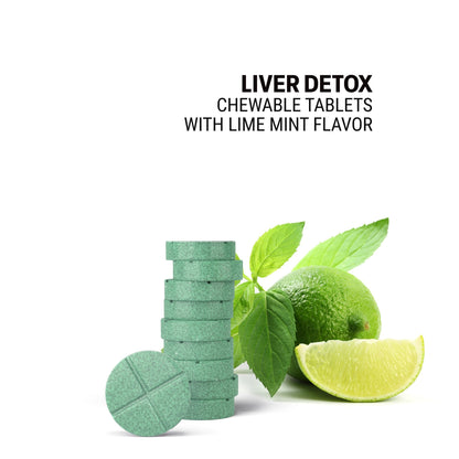 500mg Liver Detox Tablets - Live Mint - Mood Tablets