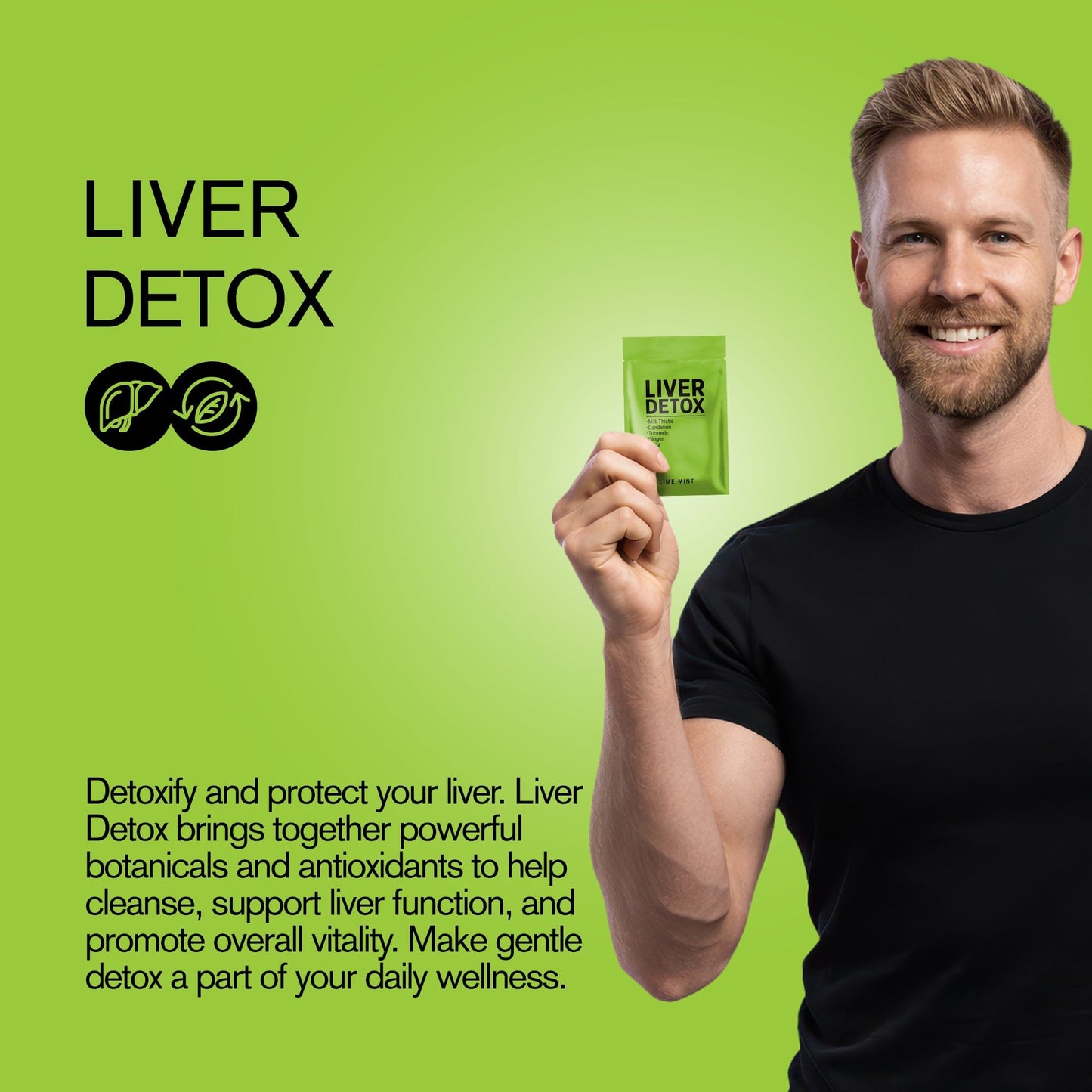 500mg Liver Detox Tablets - Live Mint - Mood Tablets