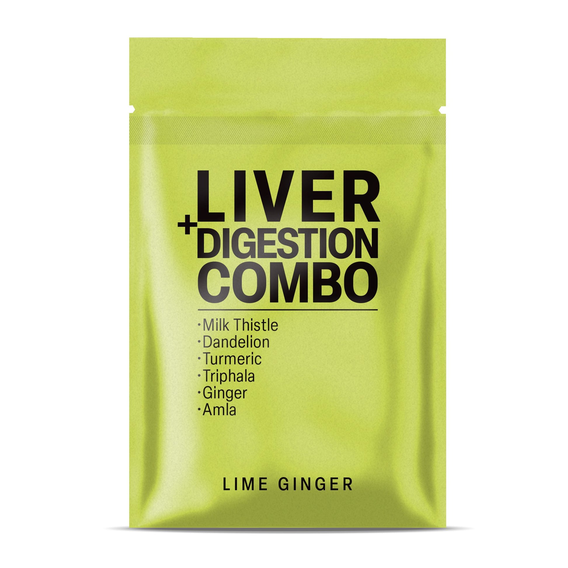 500mg Liver + Digestion Combo Tablets - Lime Ginger - Mood Tablets